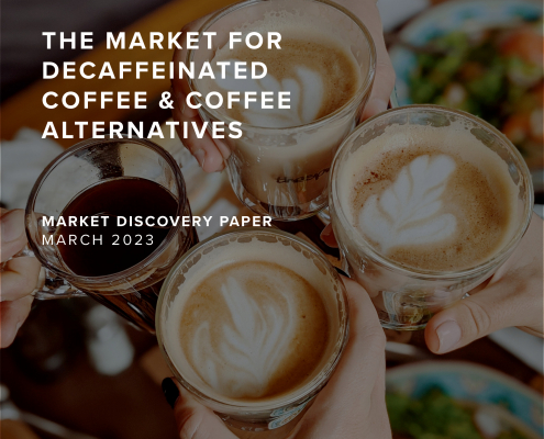The market for decaffeinated coffee & coffee alternatives