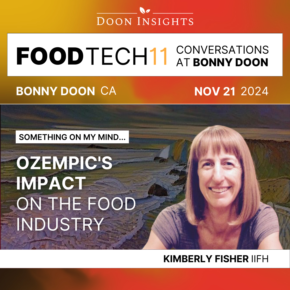 Kim Fisher speaking at FoodTech11