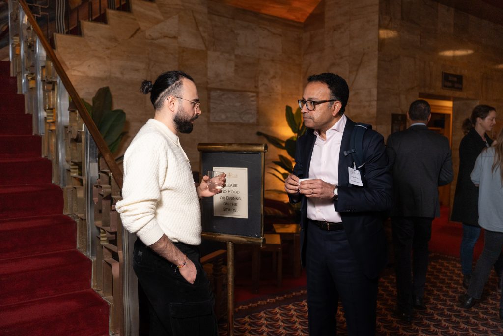 discussion at a conference
