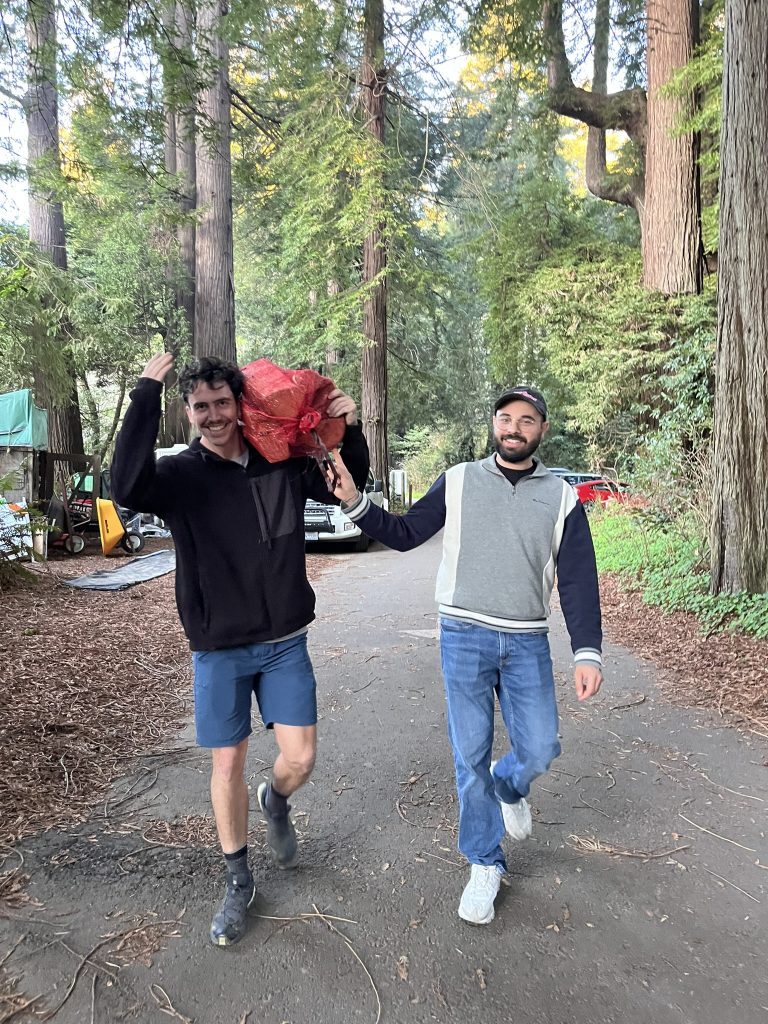 fellows in the woods
